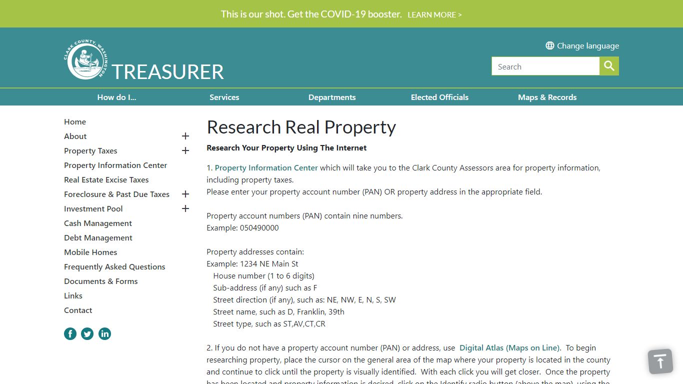 Research Real Property | Clark County